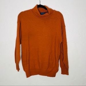 Angora Merino Turtleneck Sweater Sz M